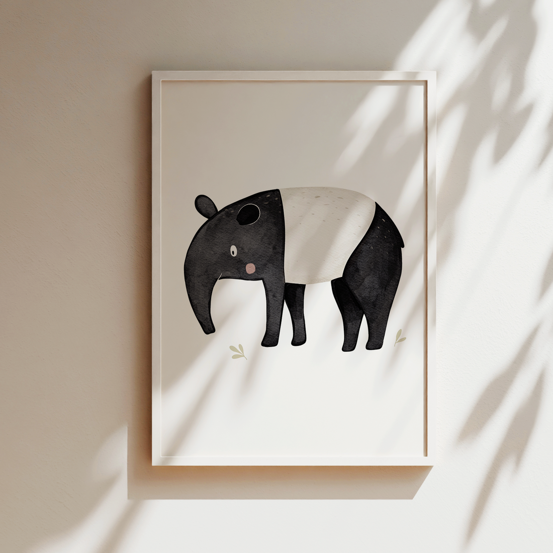 Kinderposter Tapir inkl. Rahmen