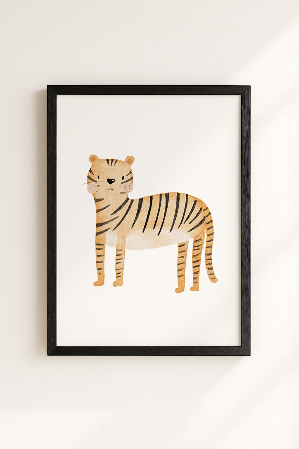 Kinderposter Safaritiere Tiger