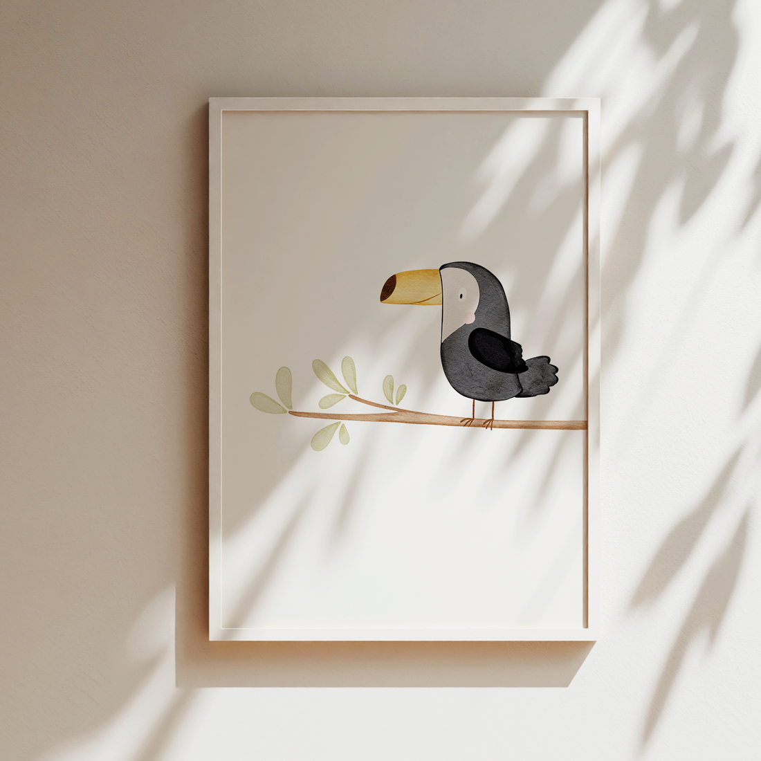 Kinderposter Tukan inkl. Rahmen