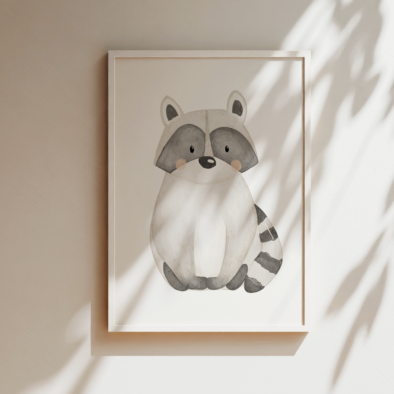 Kinderposter Waschbär