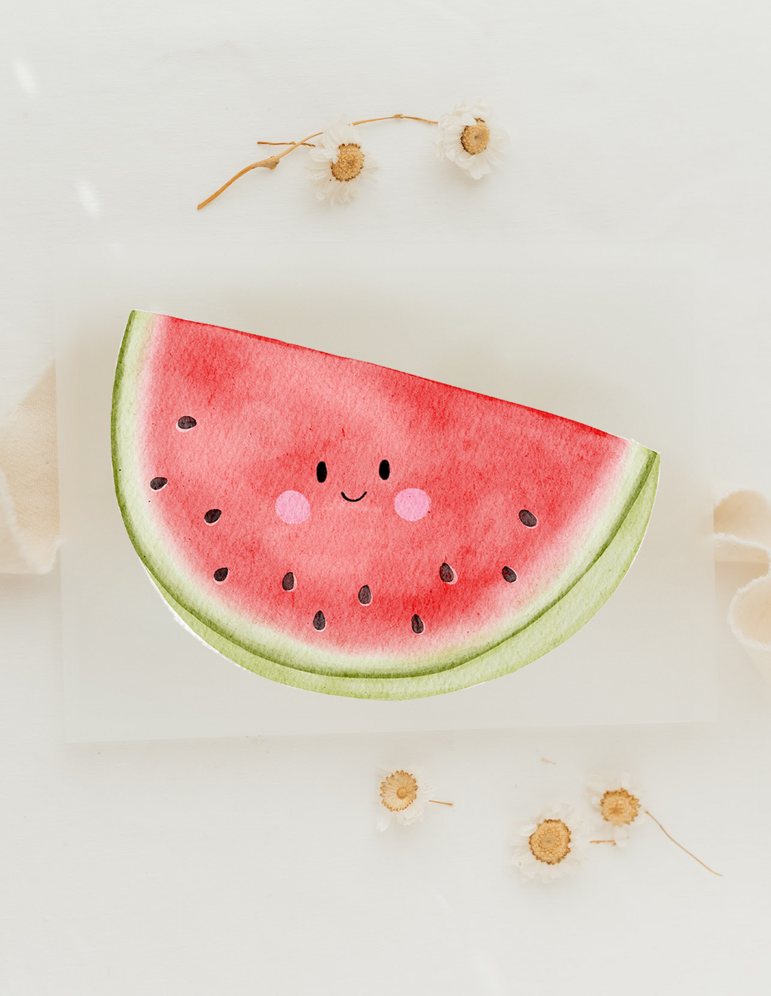 Hej Hanni Bügelbild Wassermelone