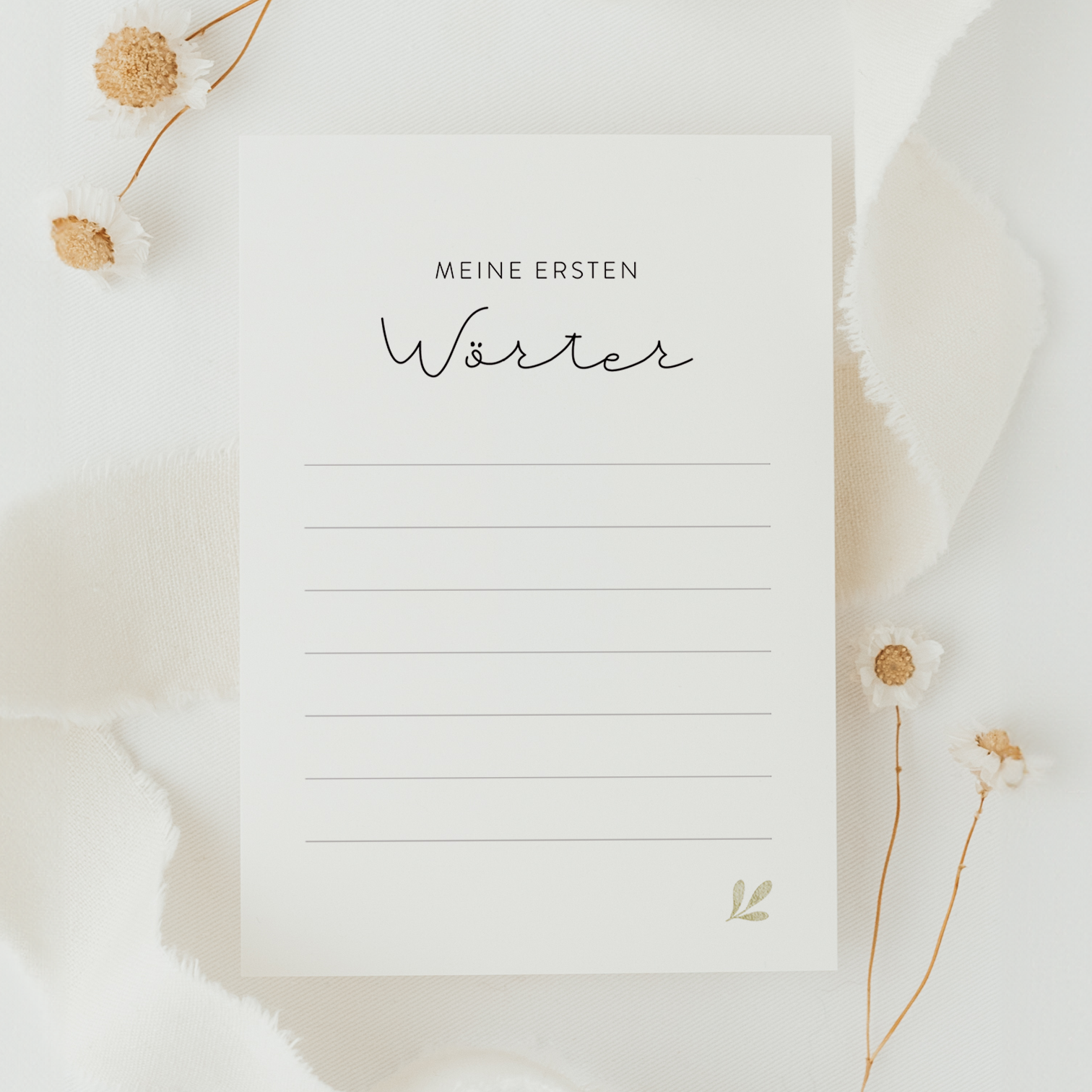 Hej Hanni Meilensteinkarten Baby