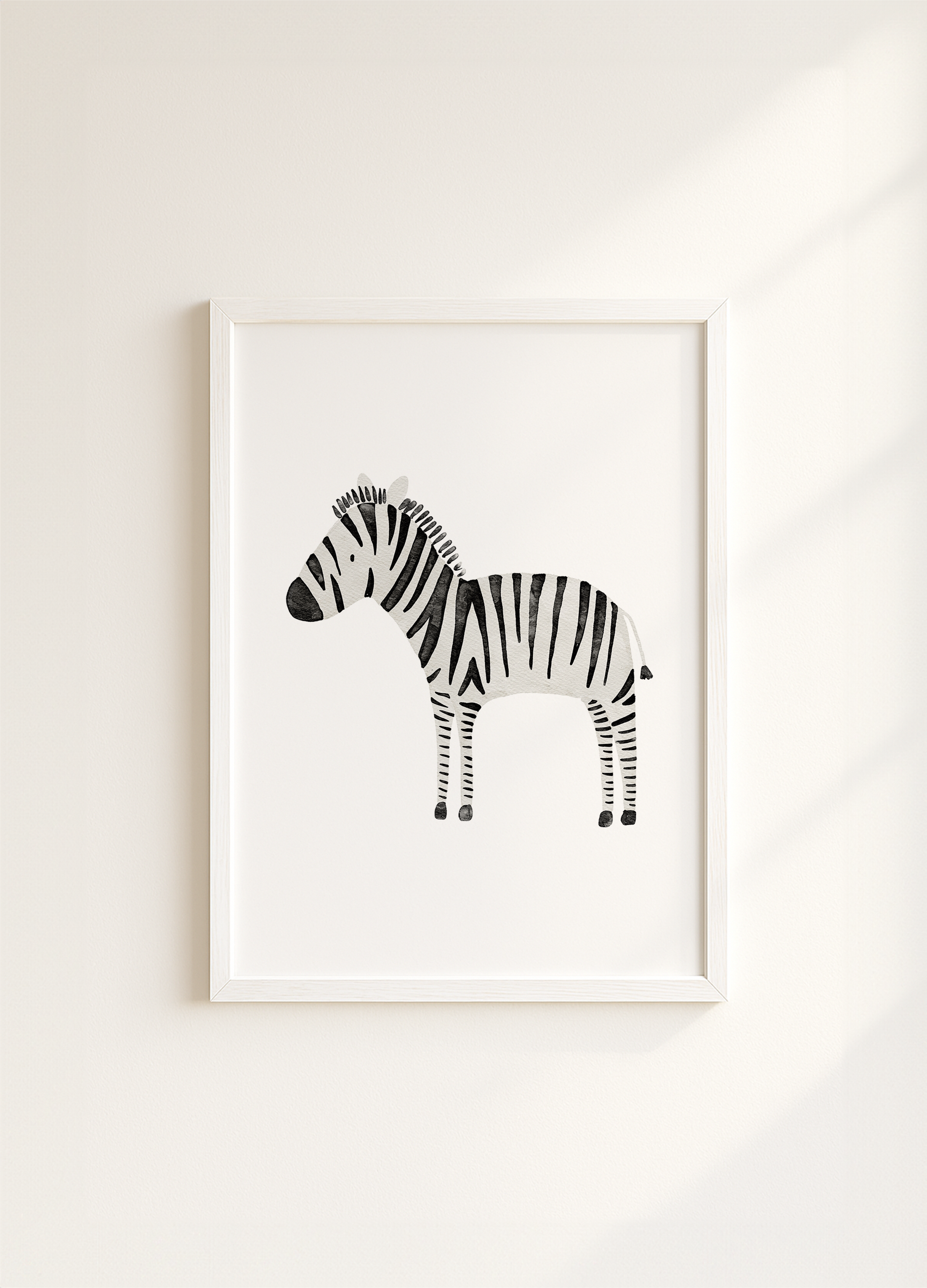 Kinderposter Safaritiere Zebra