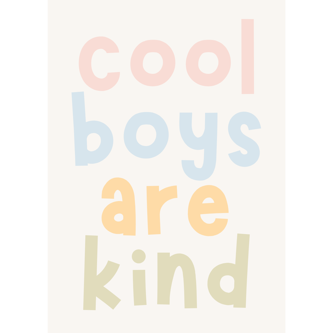 Hej Hanni Bügelbilder cool boys are kind