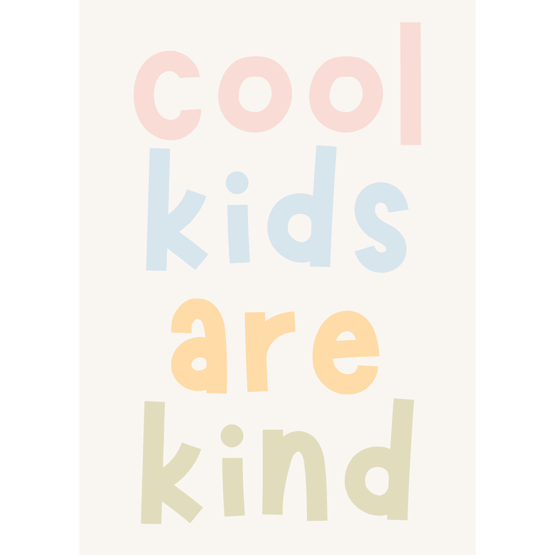 Hej Hanni Bügelbilder cool kids are kind