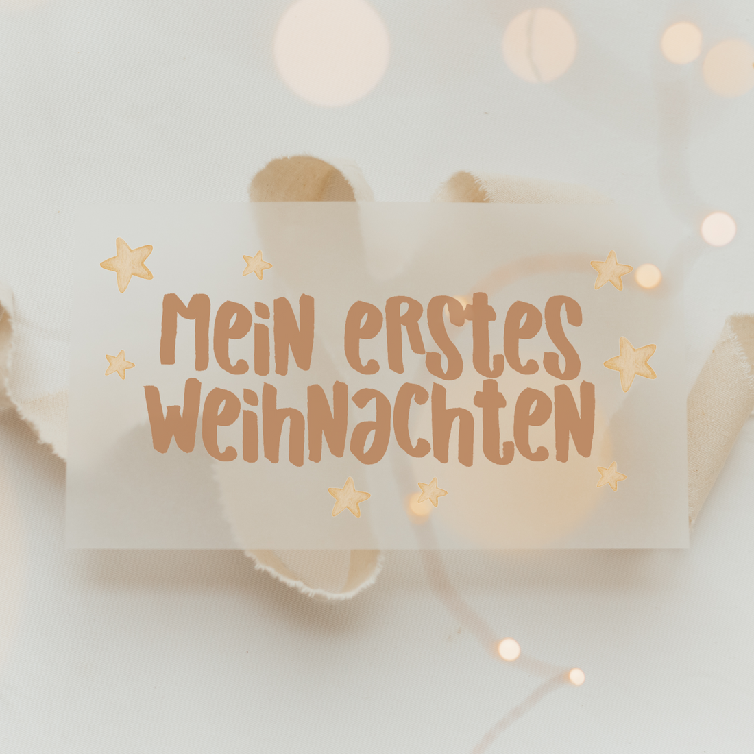 Hej Hanni Bügelbild Weihnachten Mein erstes Weihnachten