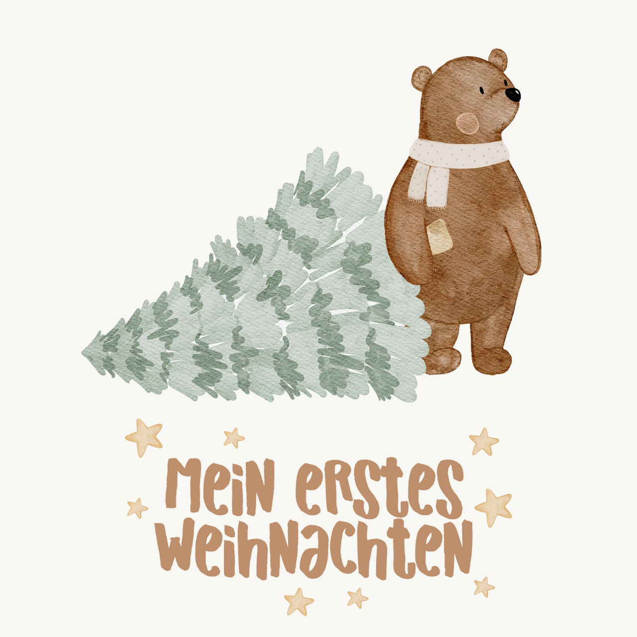 Hej Hanni Bügelbild Weihnachten Mein erstes Weihnachten
