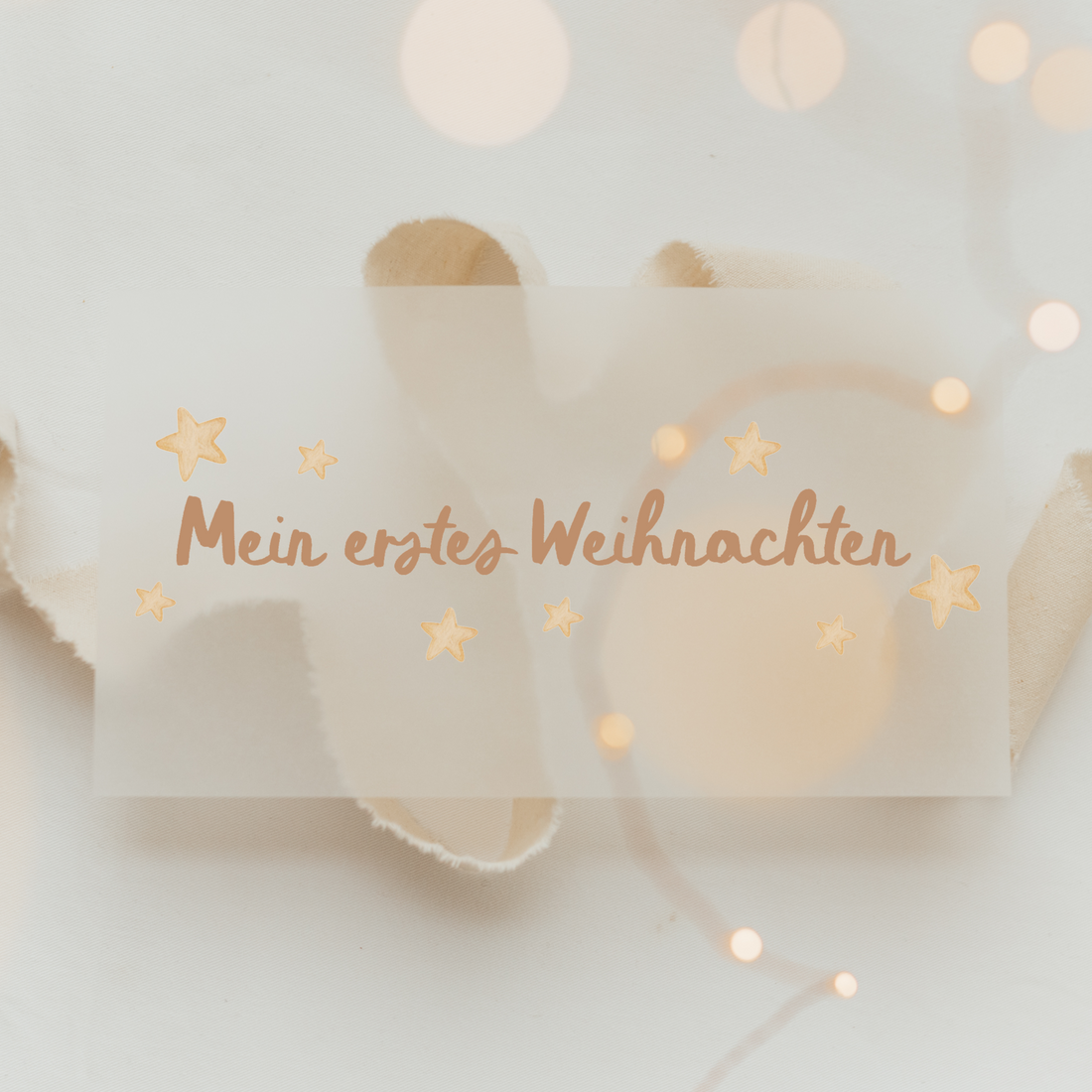 Hej Hanni Bügelbild Weihnachten Mein erstes Weihnachten