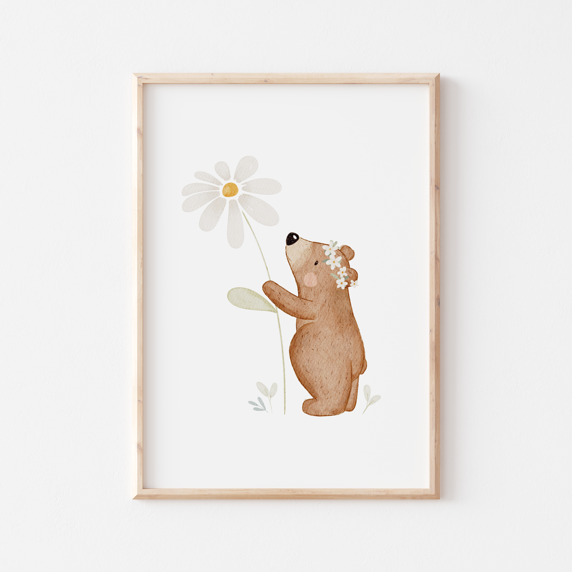 Hej Hanni Posterset Fuchs, Biene & Bär A4
