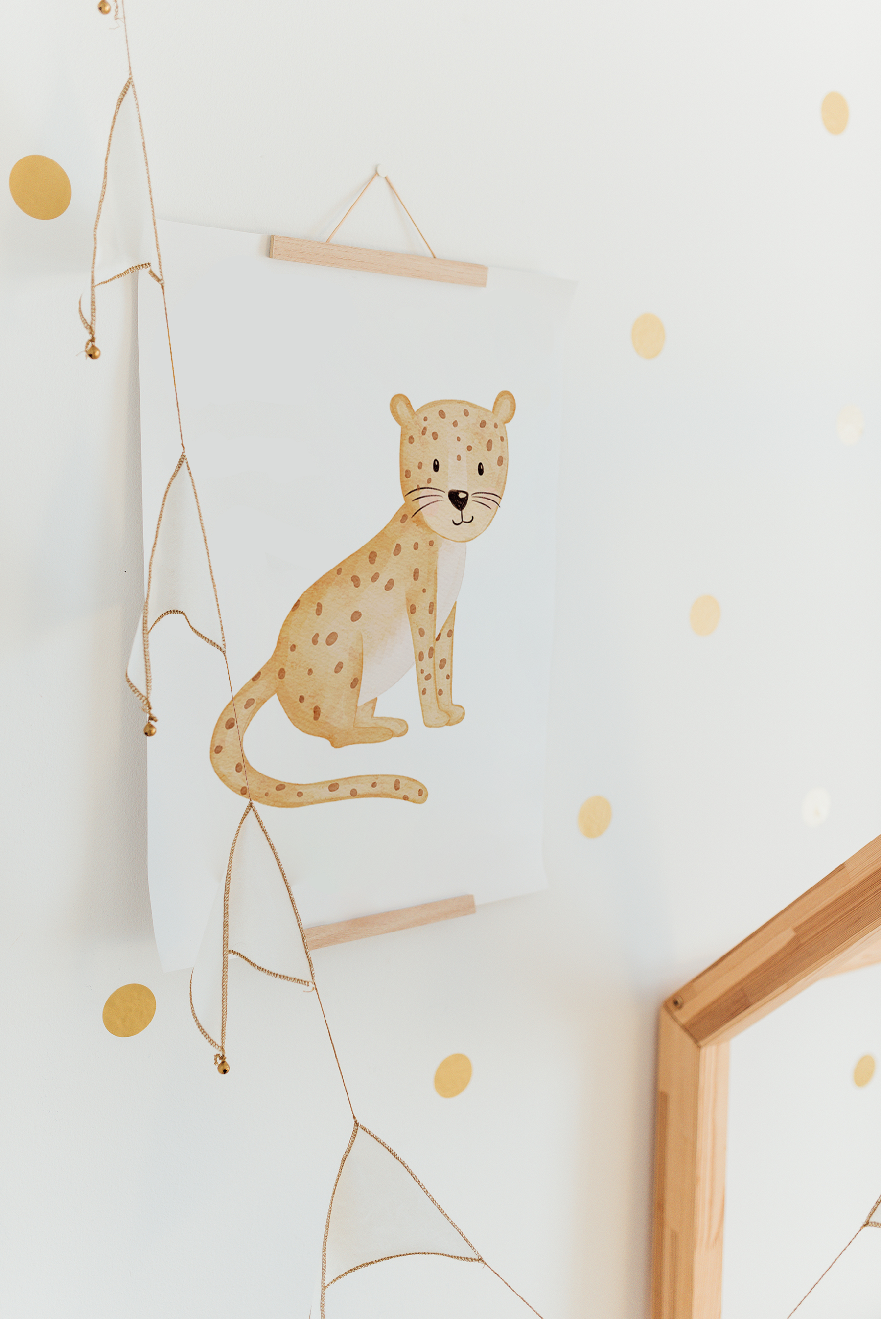 Hej Hanni Poster kleiner Gepard A4