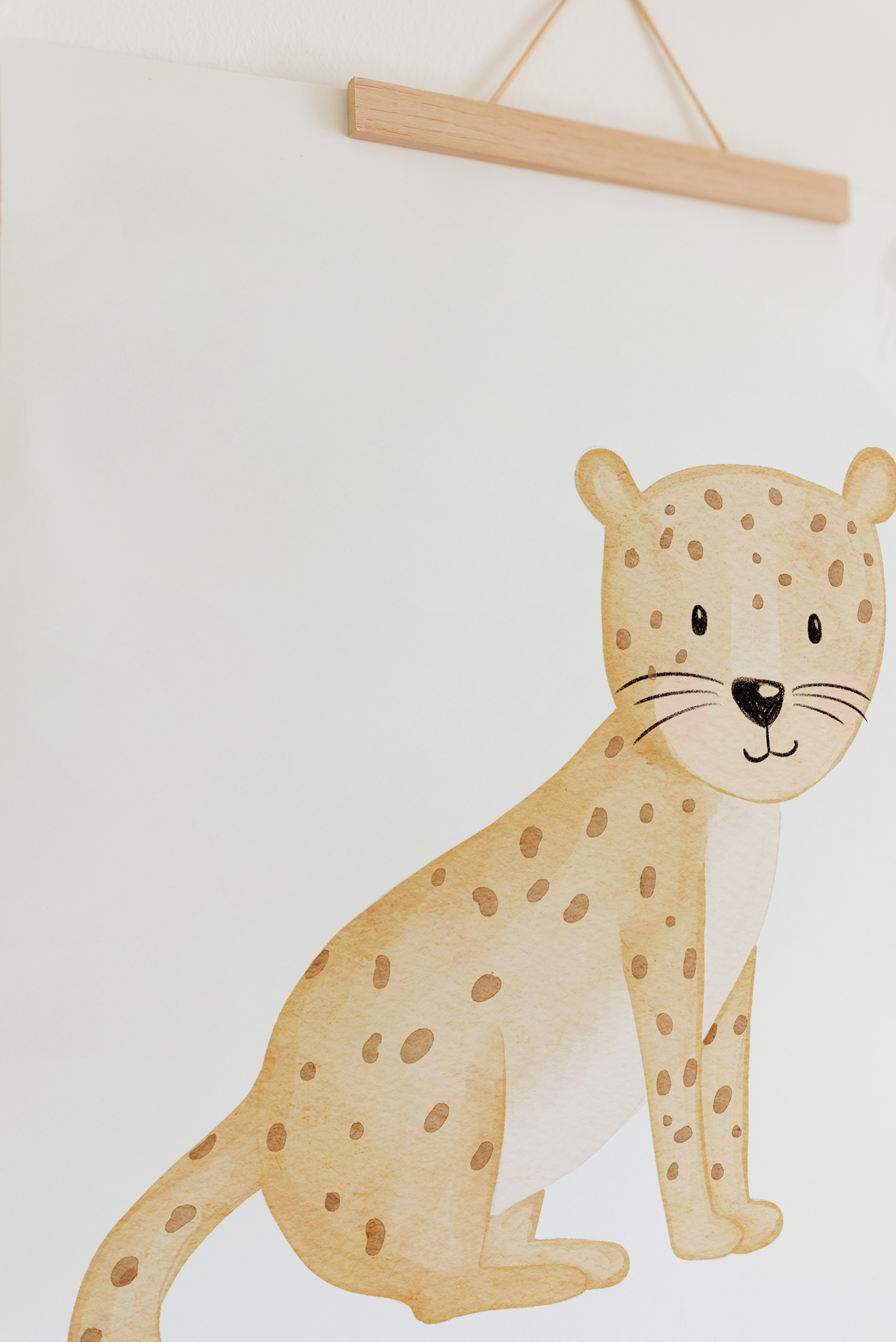 Hej Hanni Poster kleiner Gepard A4