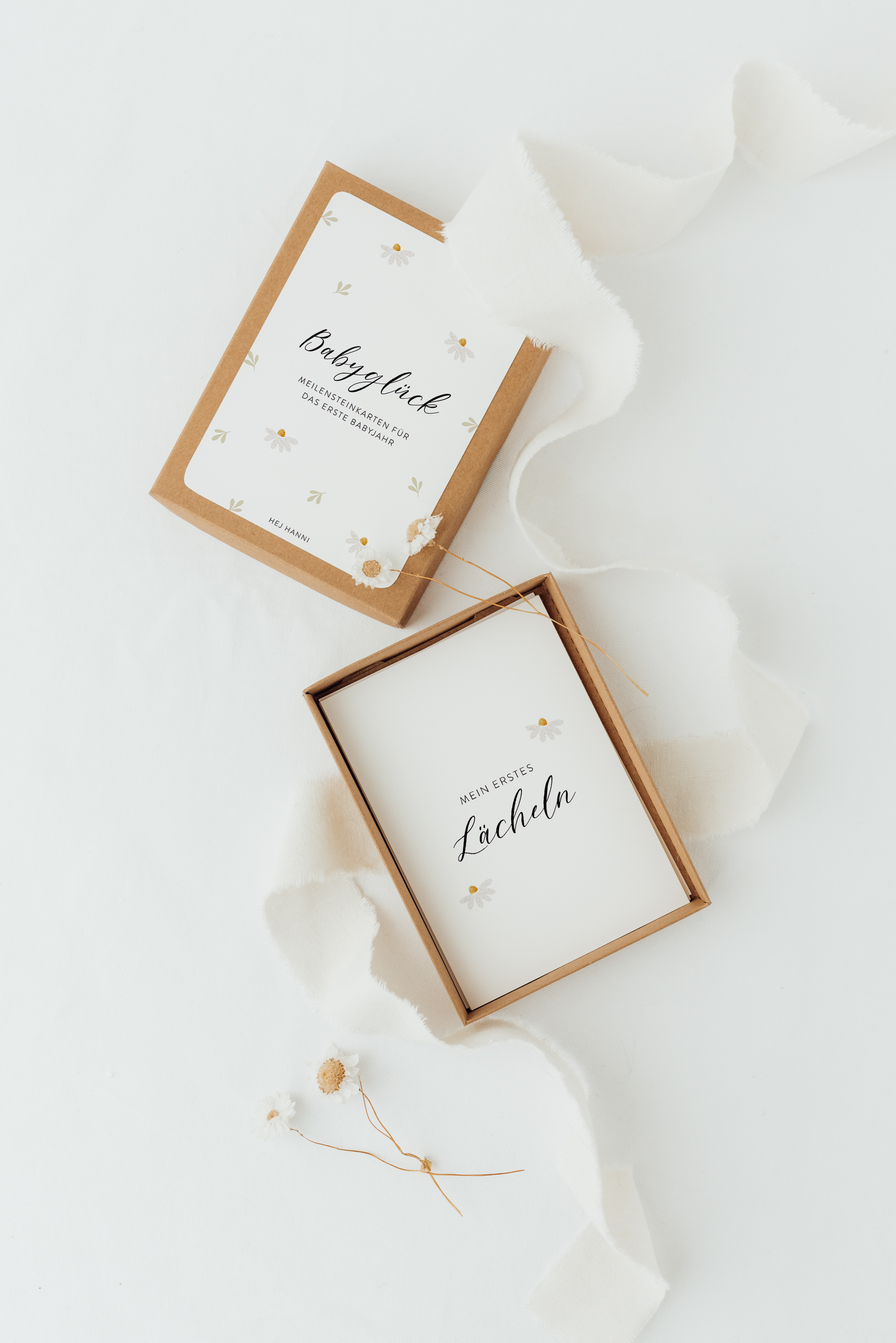 Hej Hanni Meilensteinkarten Floral Baby