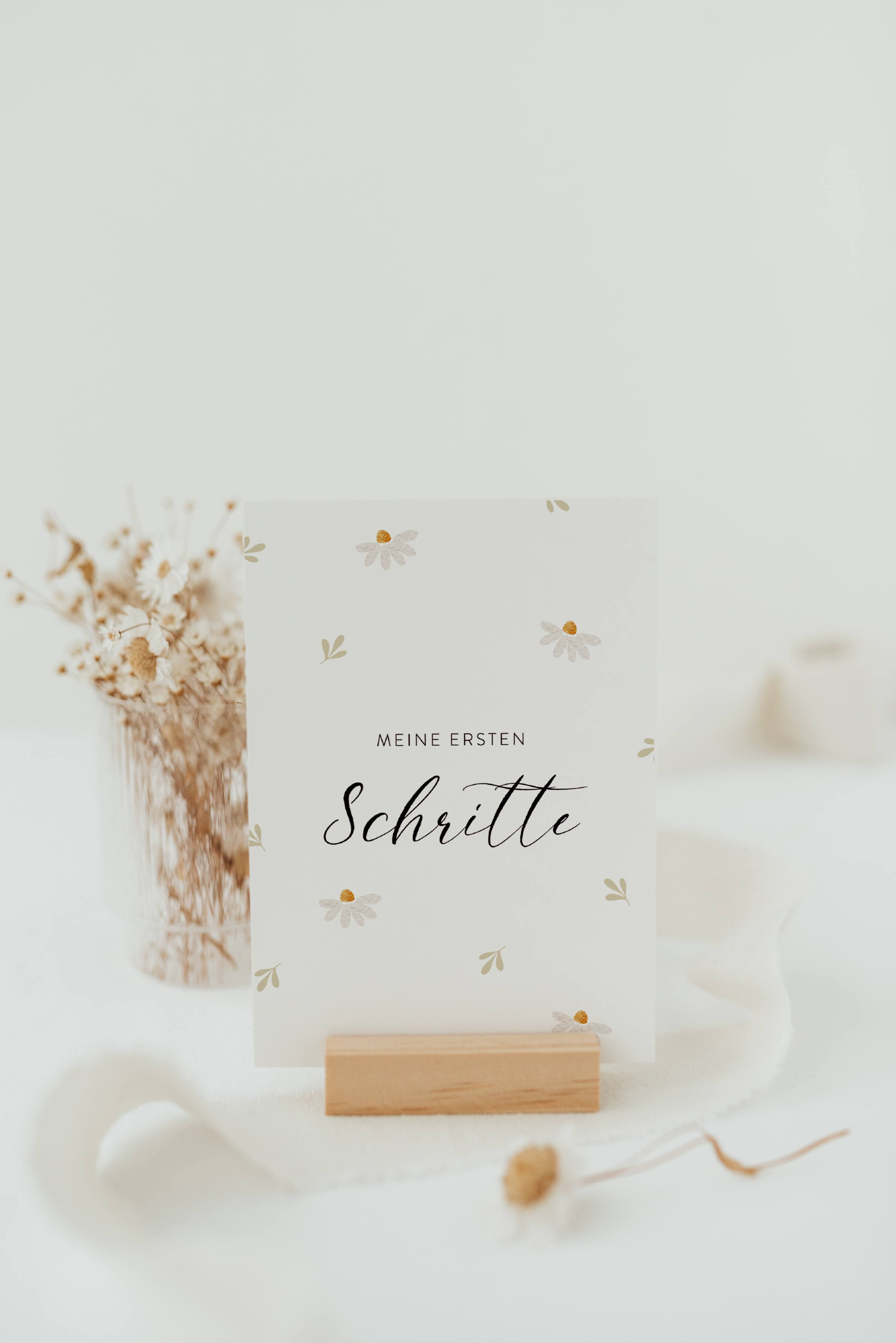 Hej Hanni Meilensteinkarten Floral Baby