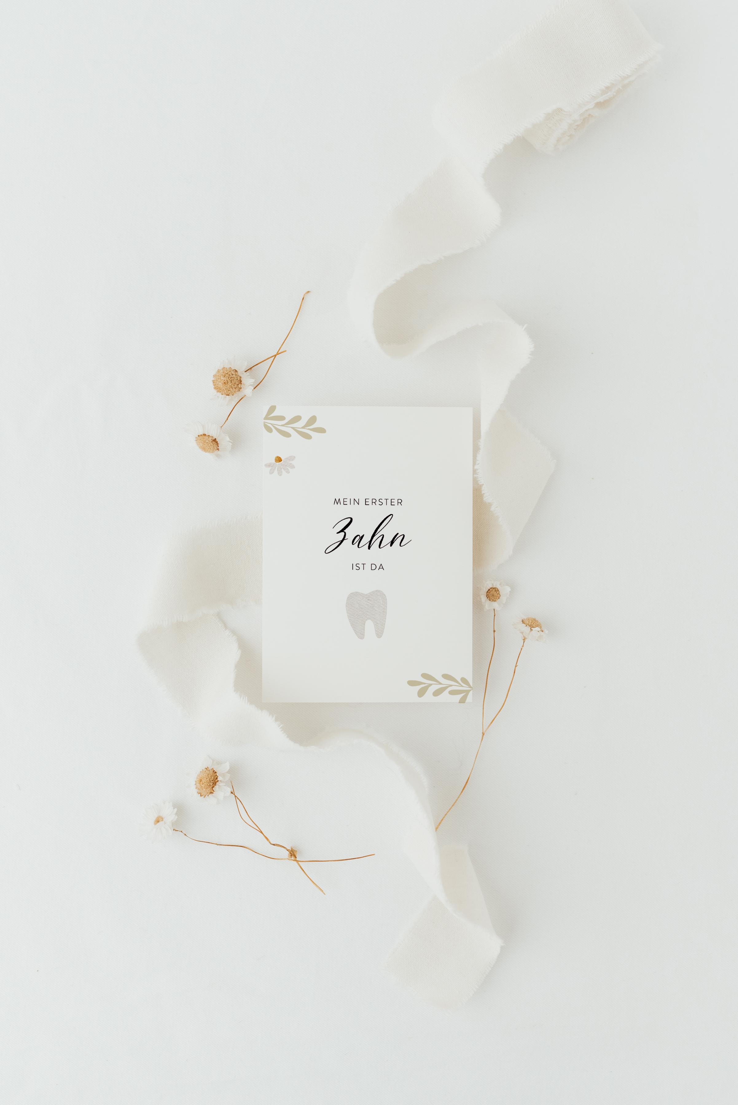 Hej Hanni Meilensteinkarten Floral Baby