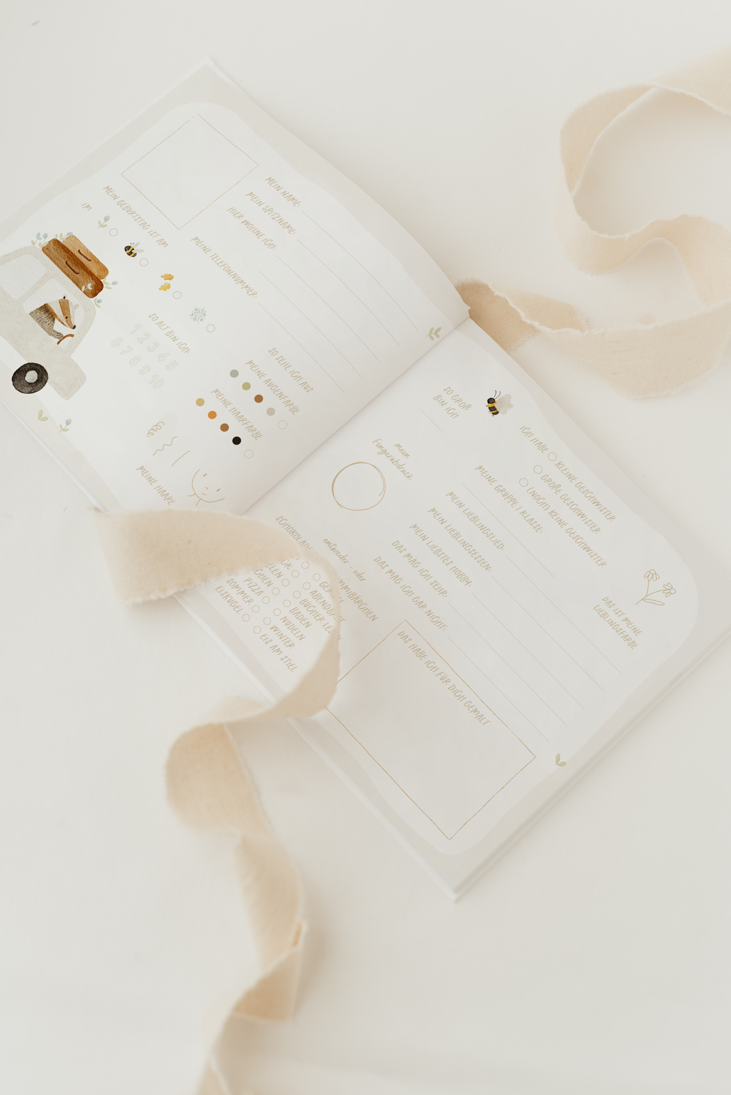 Hej Hanni Freundebuch Tiere