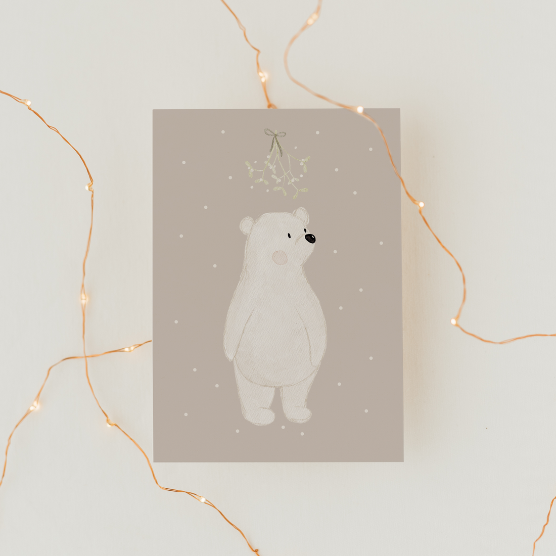 Hej Hanni Weihnachtskarte Eisbär