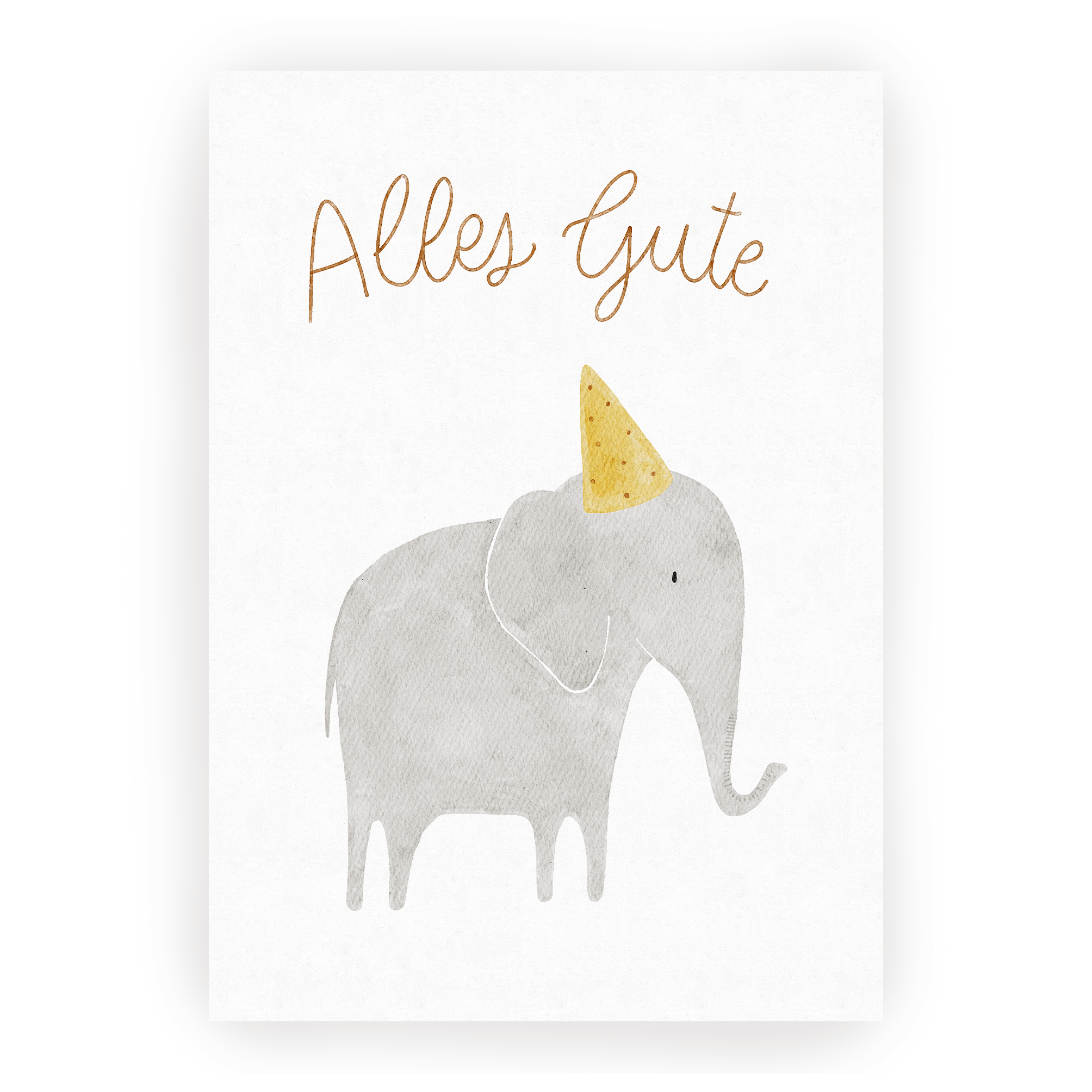 Hej Hanni Postkarte Geburtstag Safaritiere