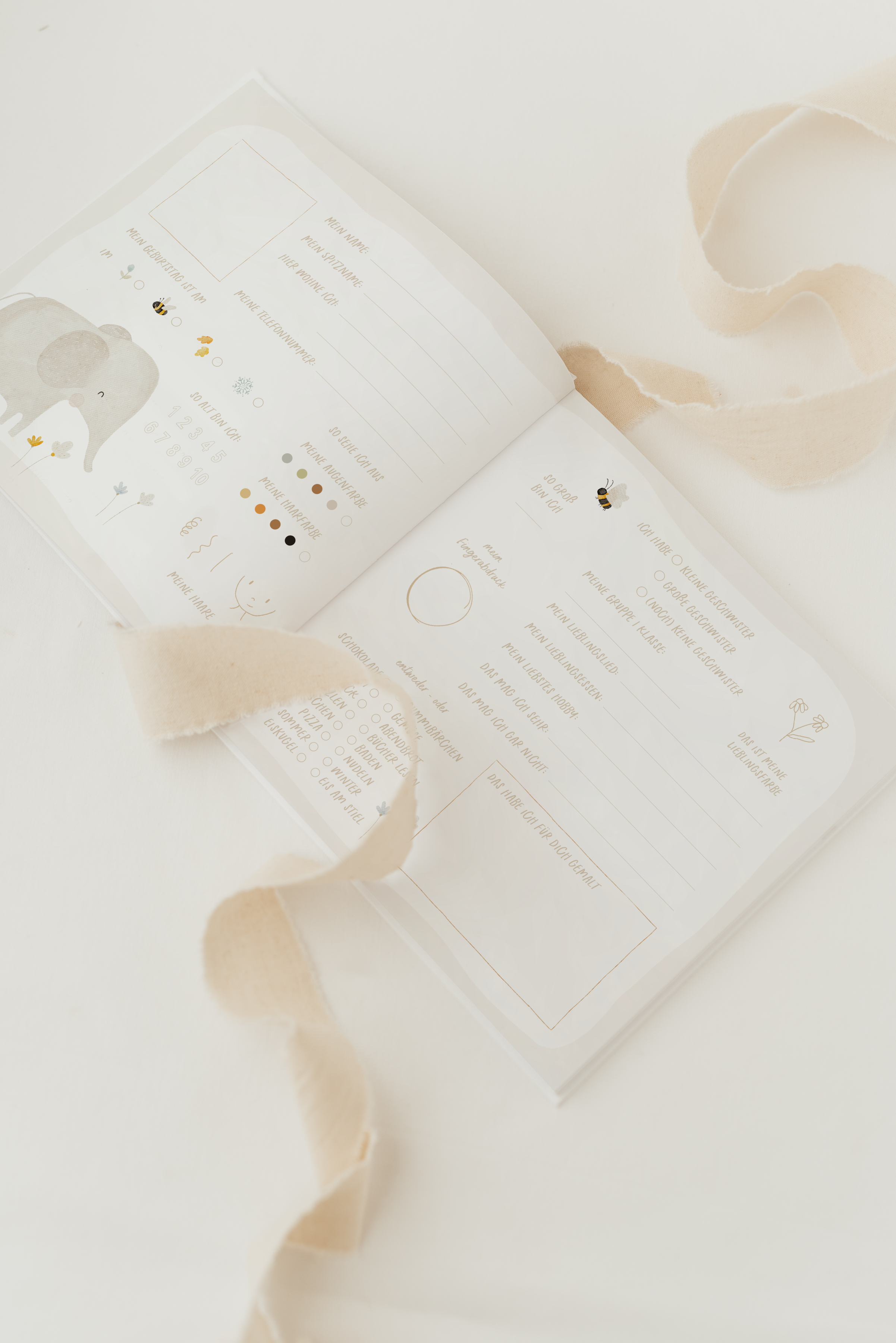 Hej Hanni Freundebuch Tiere