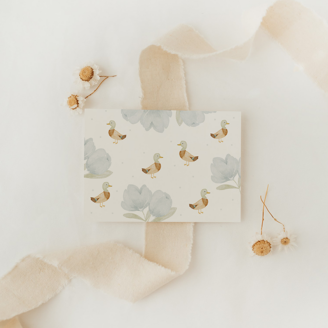 Hej Hanni Postkarte Entchen