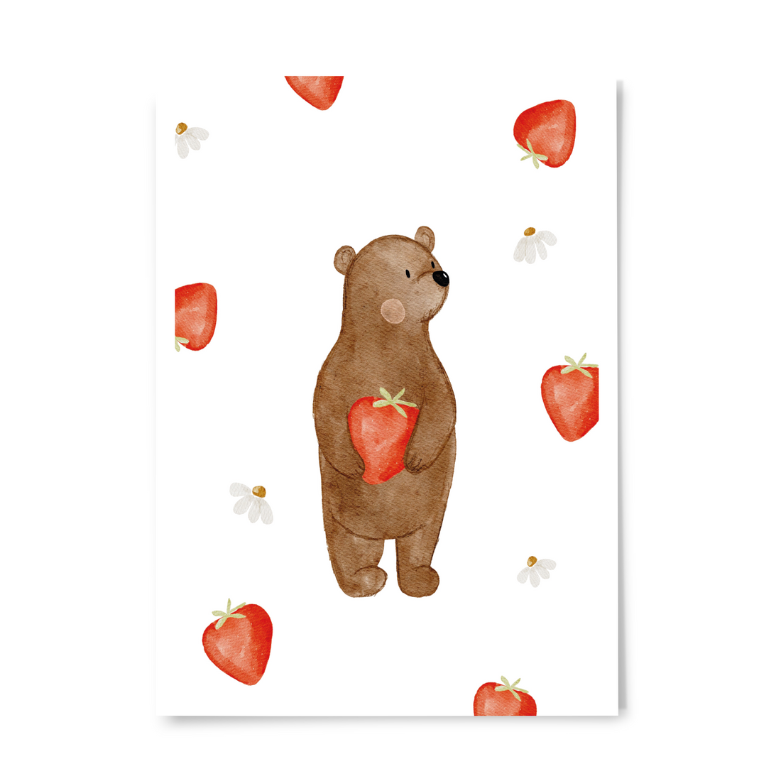 Hej Hanni Postkarte Erdbär