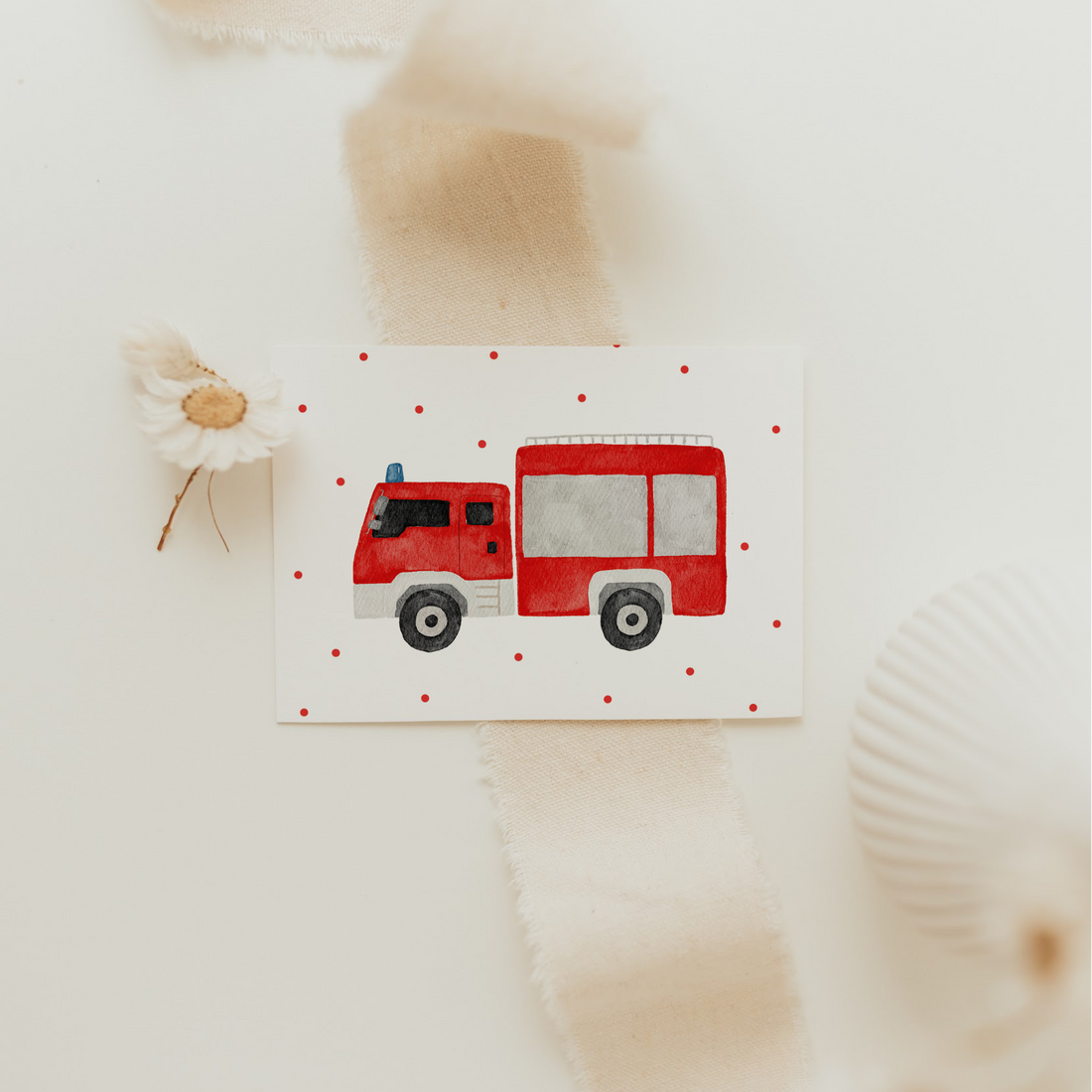 Hej Hanni Minikarte Feuerwehr A7