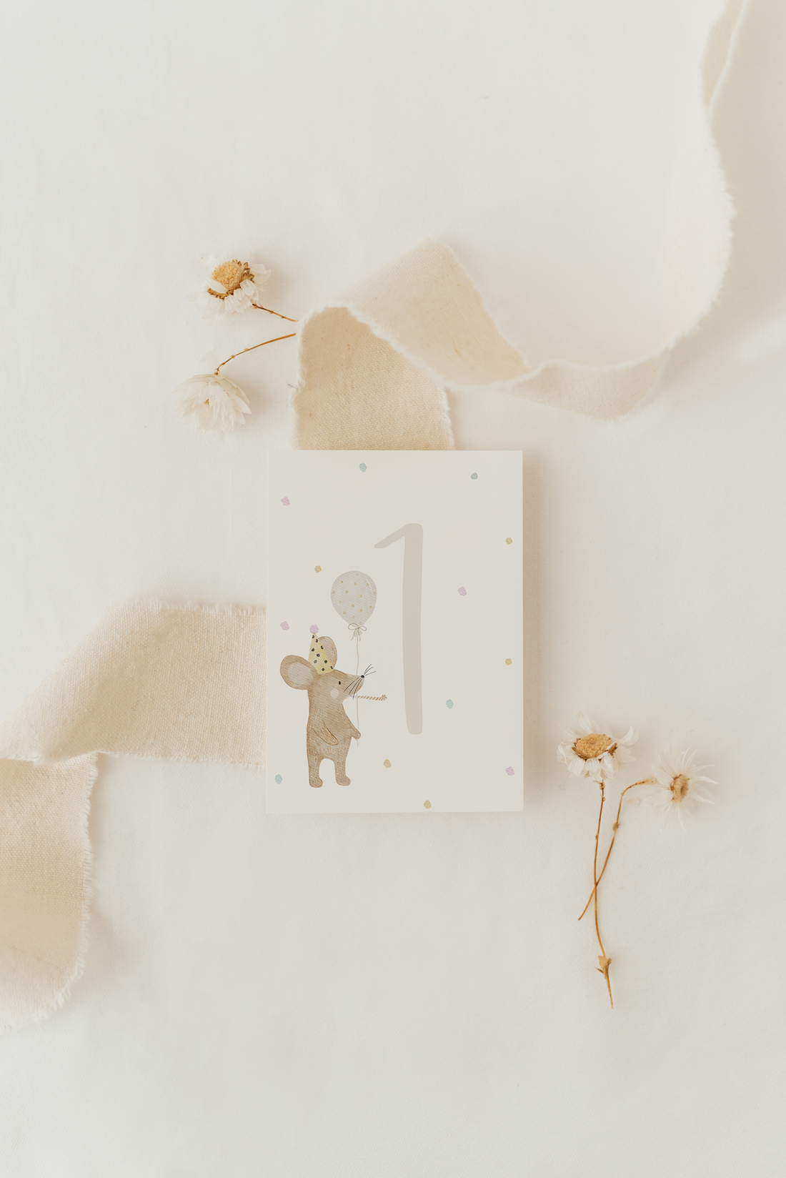 Hej Hanni Postkarte Zahlen Geburtstagsmaus