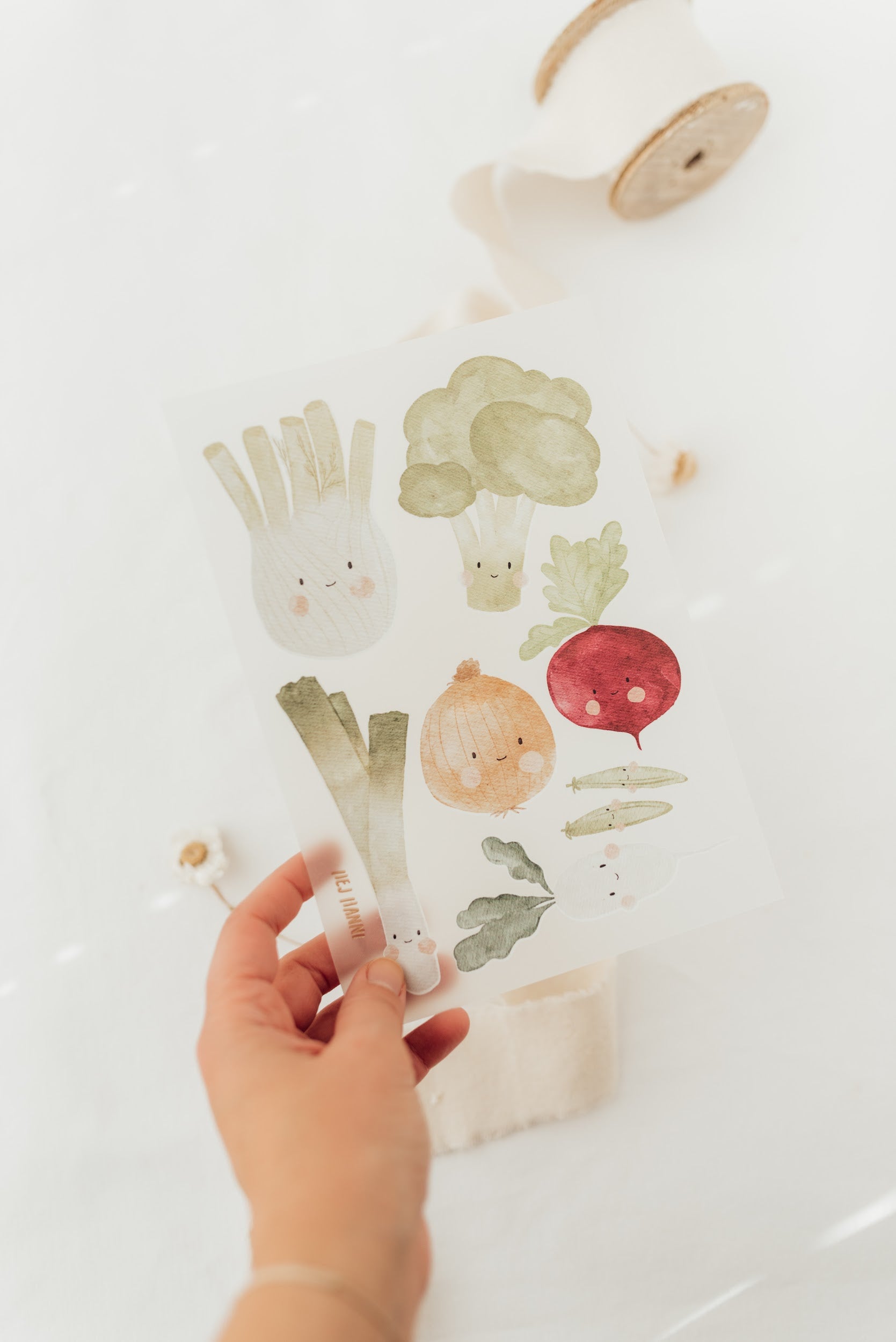 Hej Hanni Bügelbilderset Gemüse