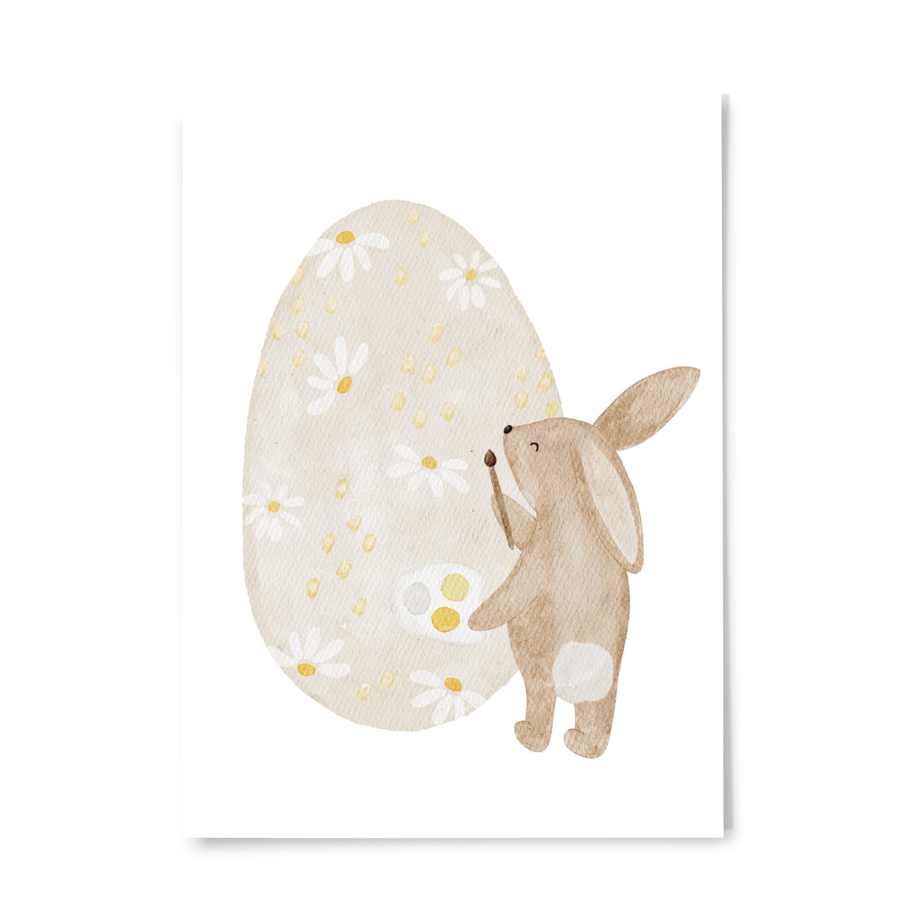 Hej Hanni Postkarte Hase und Ei