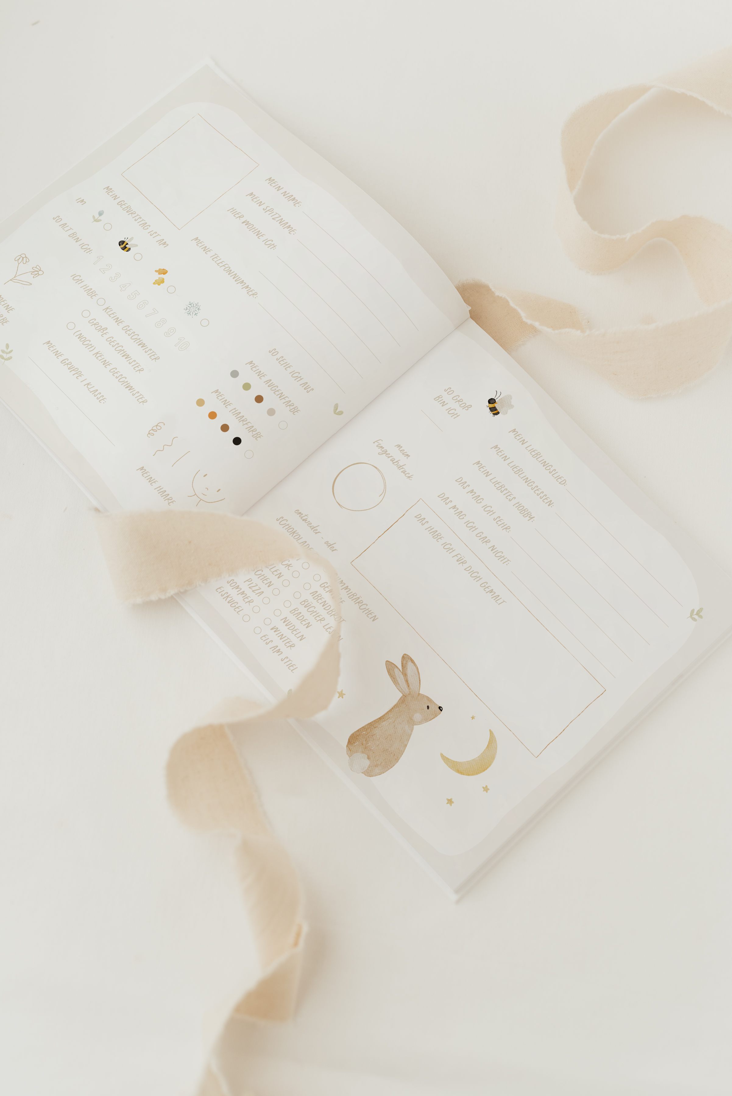 Hej Hanni Freundebuch Tiere