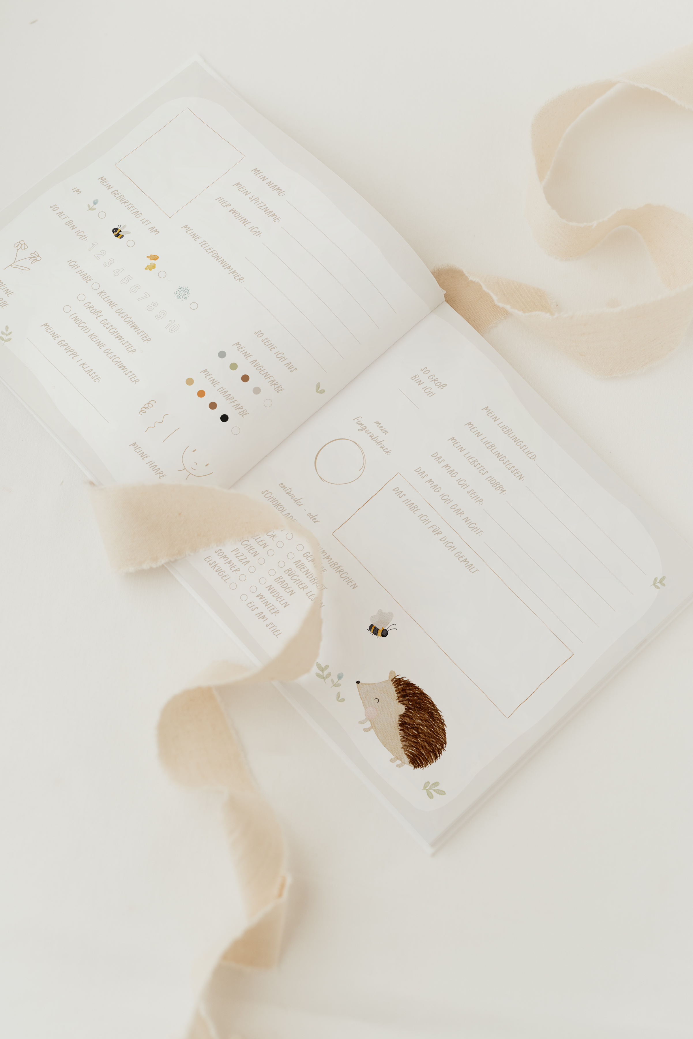 Hej Hanni Freundebuch Tiere