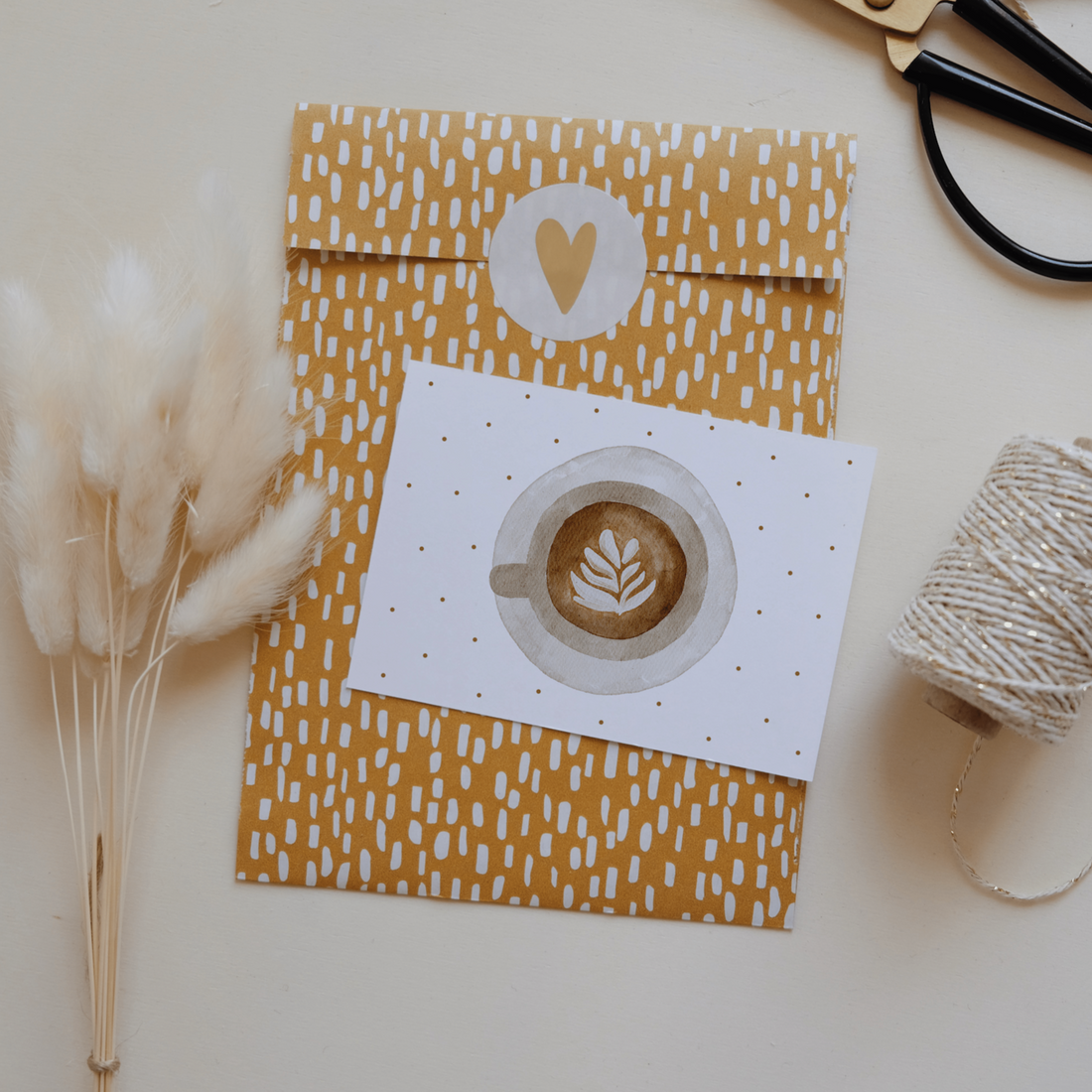 Hej Hanni Minikarte Kaffee A7