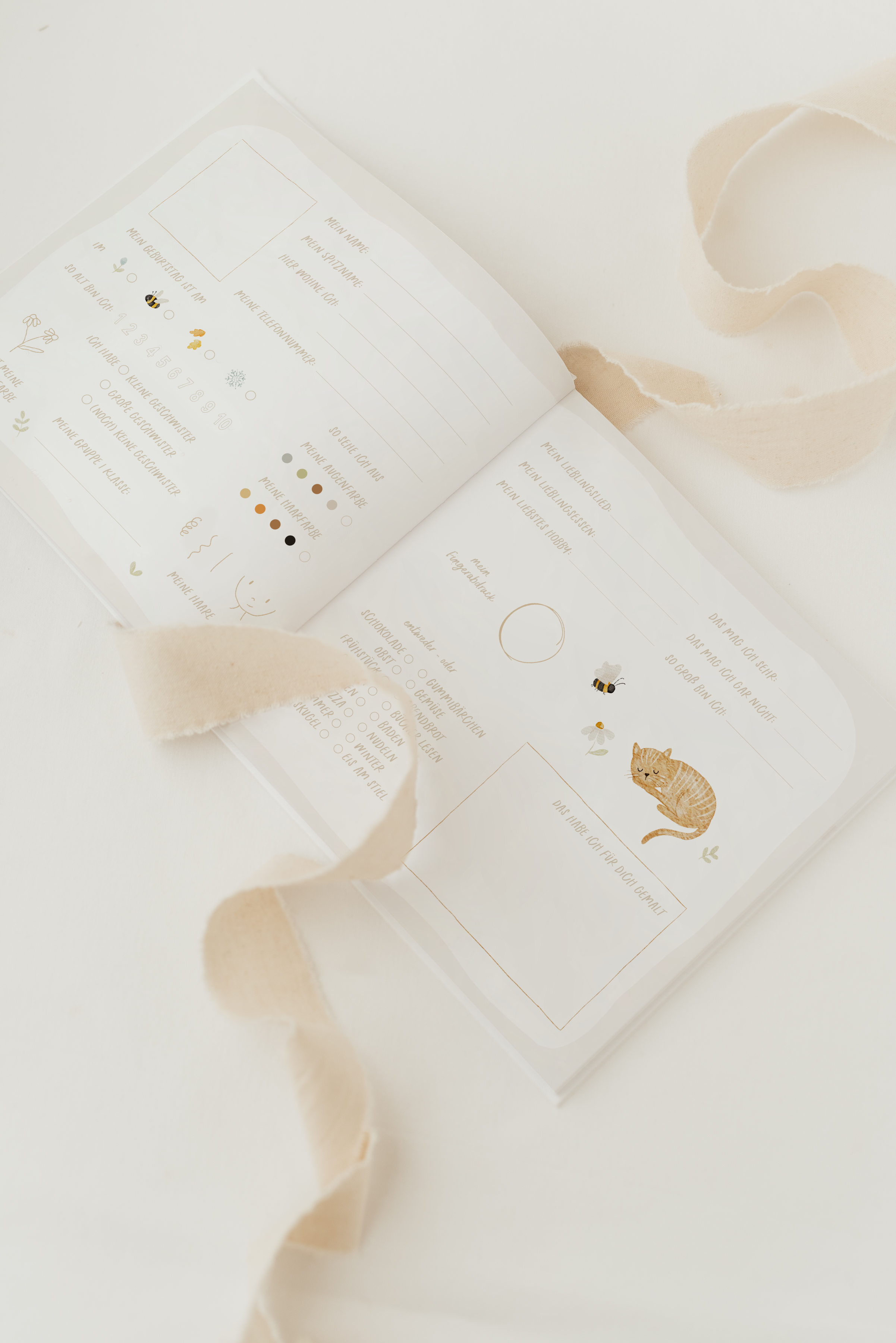 Hej Hanni Freundebuch Tiere