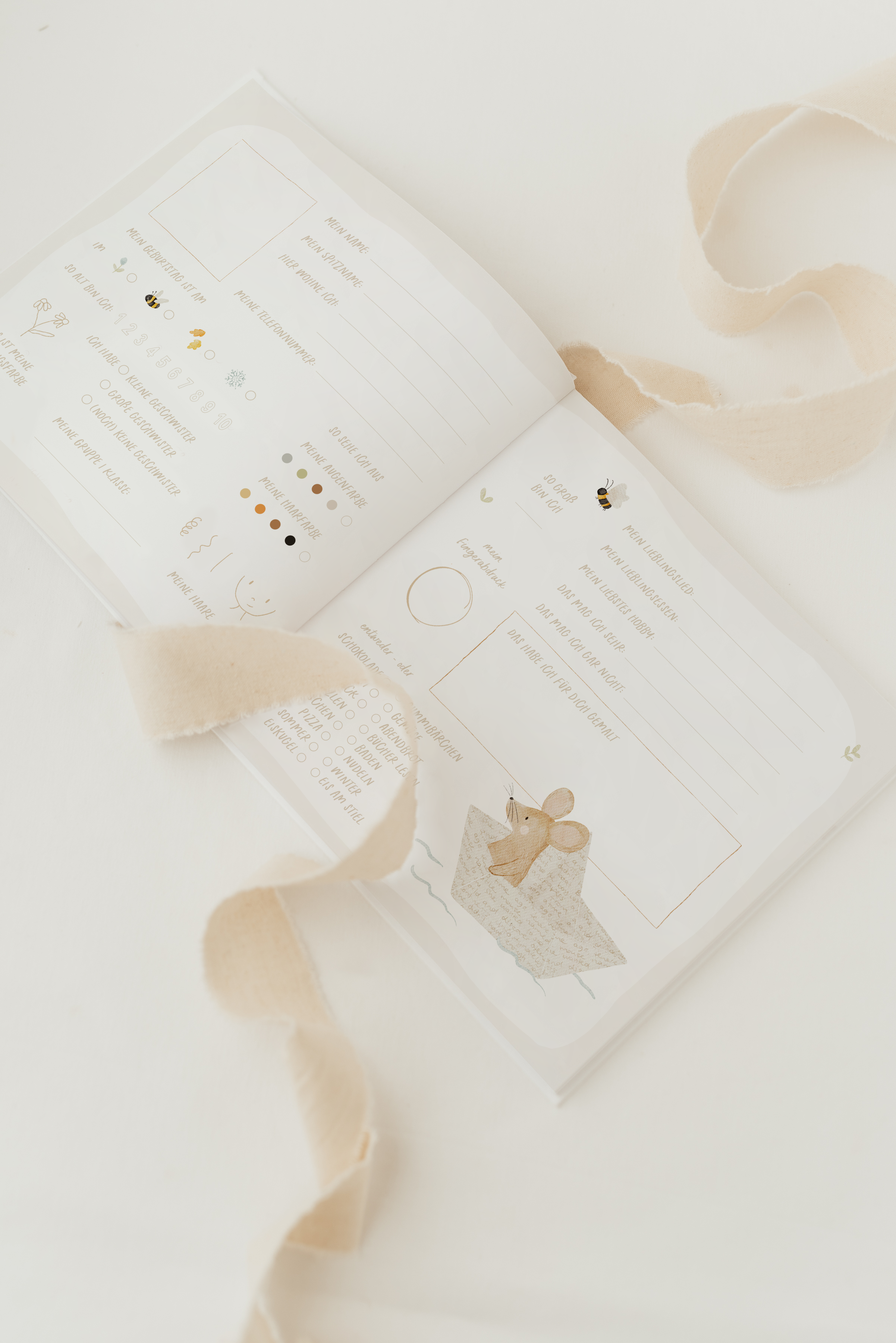 Hej Hanni Freundebuch Tiere