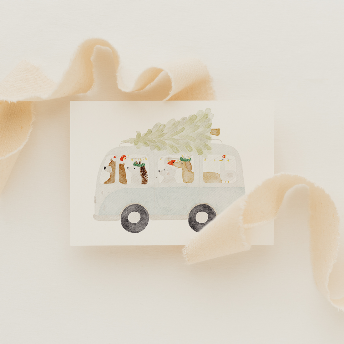 Hej Hanni Minikarte Weihnachten Weihnachtsbus A7