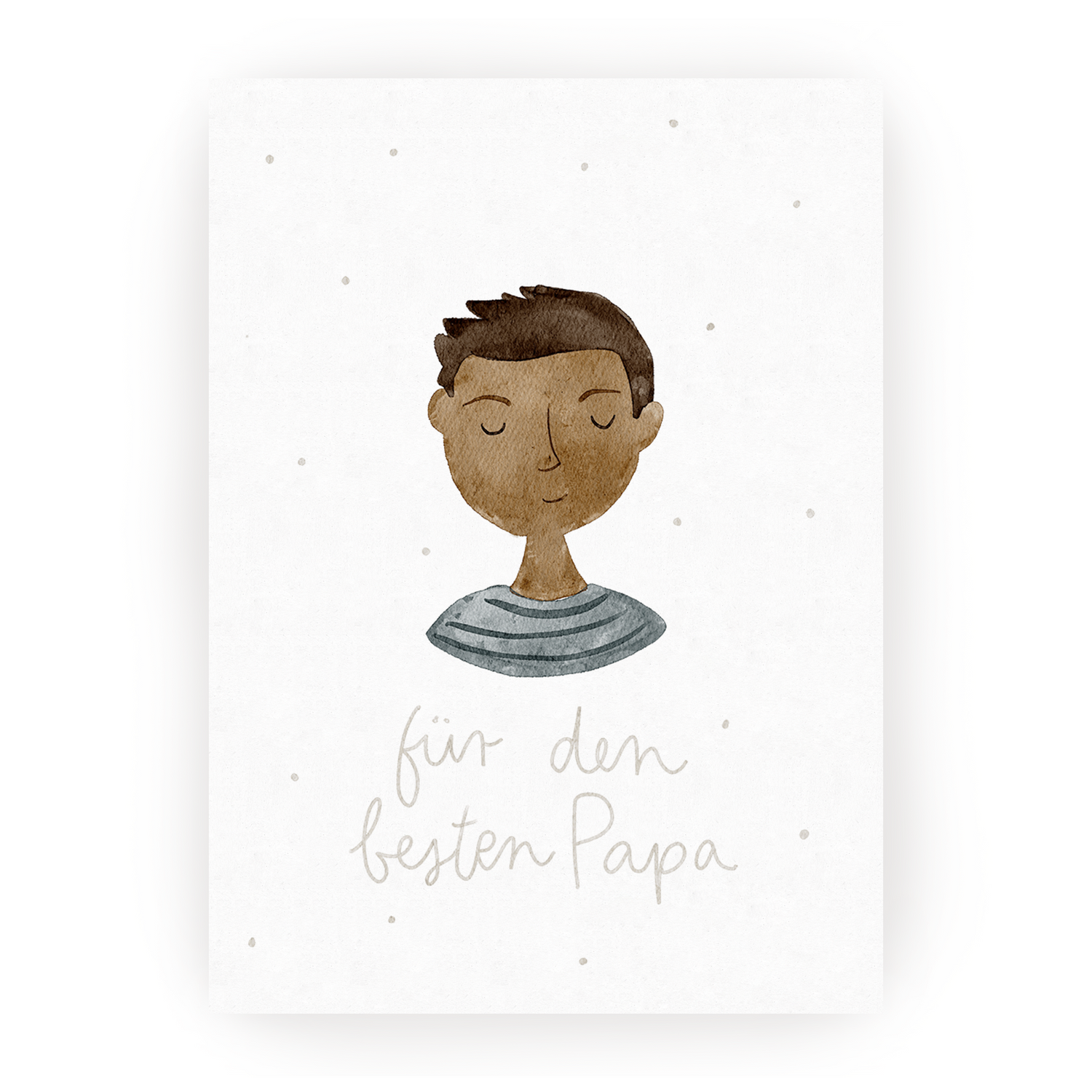 Postkarte bester Papa