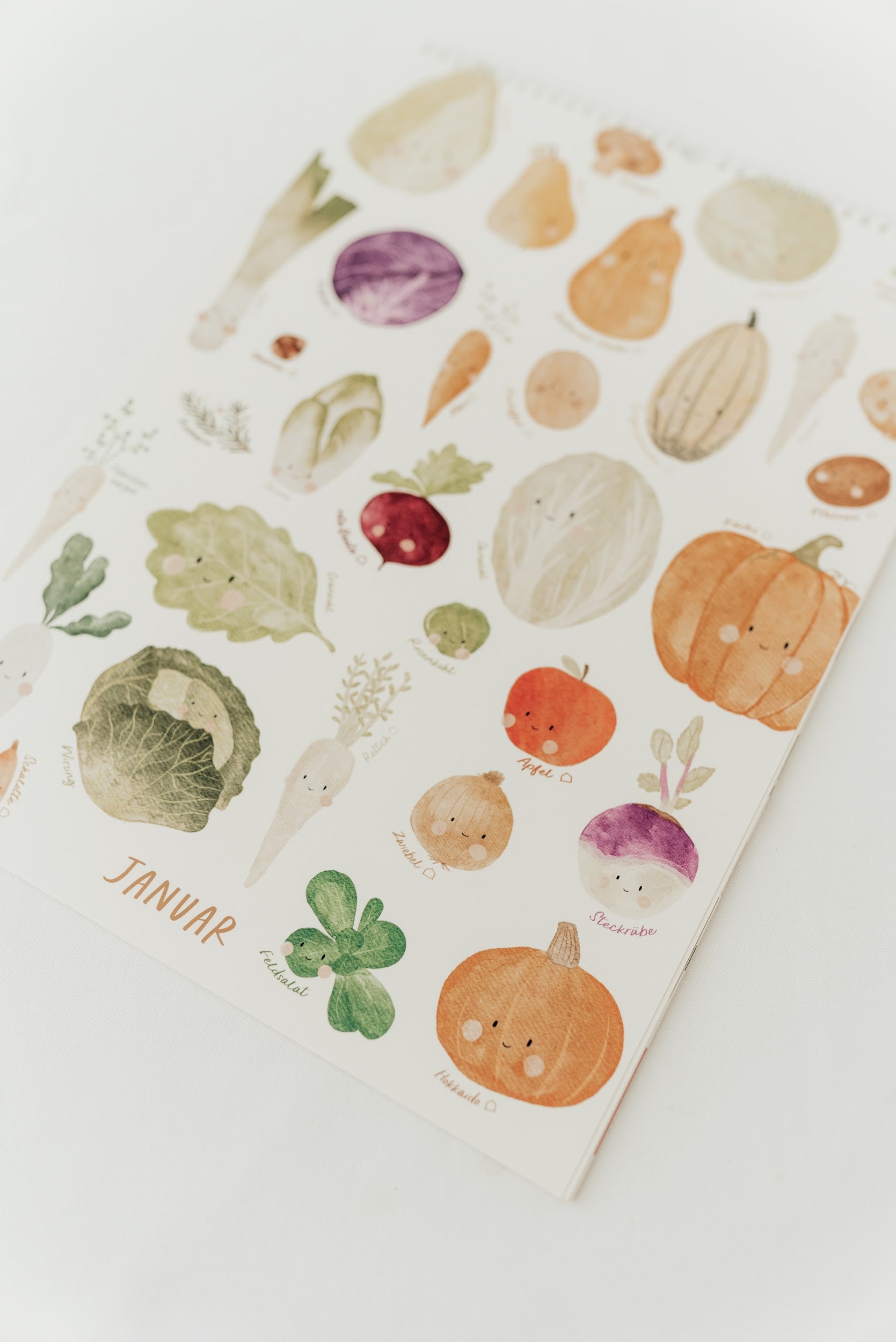 Hej Hanni Saisonkalender für Kinder A3 immerwährend