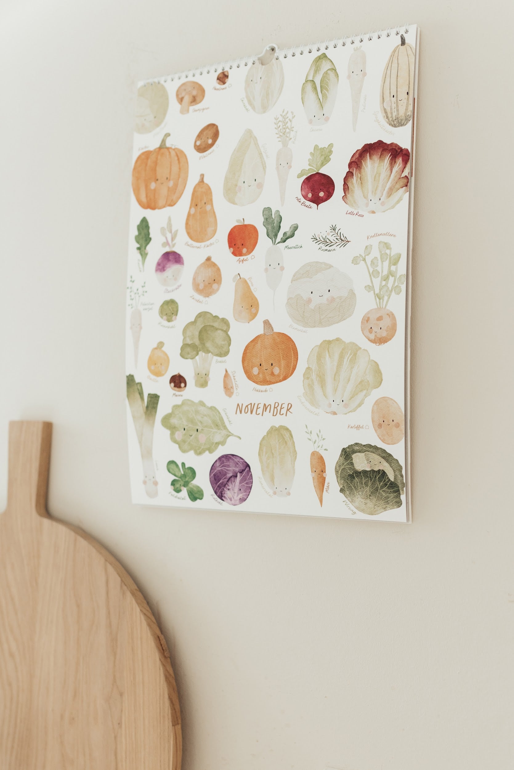 Hej Hanni Saisonkalender für Kinder A3 immerwährend
