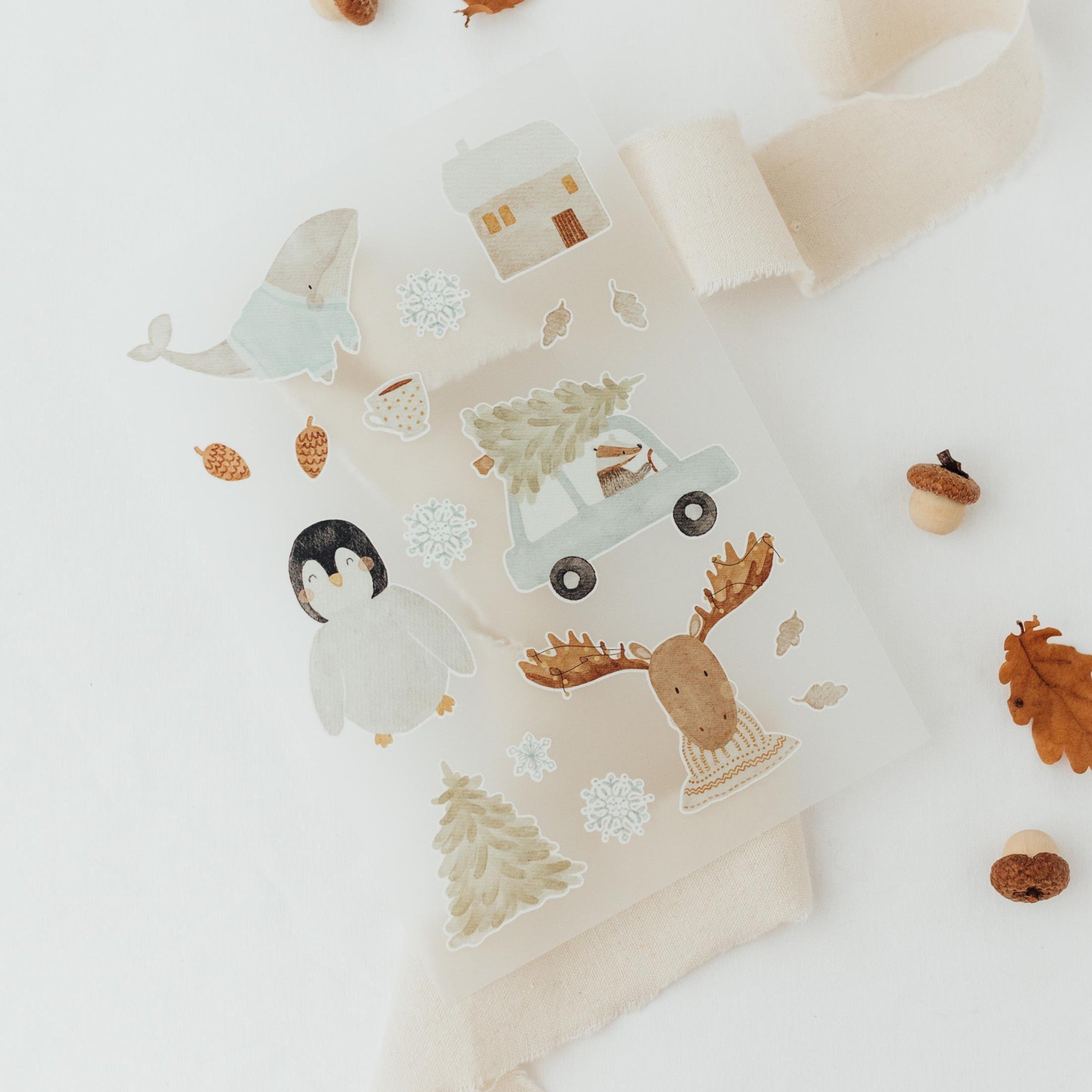 Hej Hanni Bügelbilderset Winter und Weihnachten A5