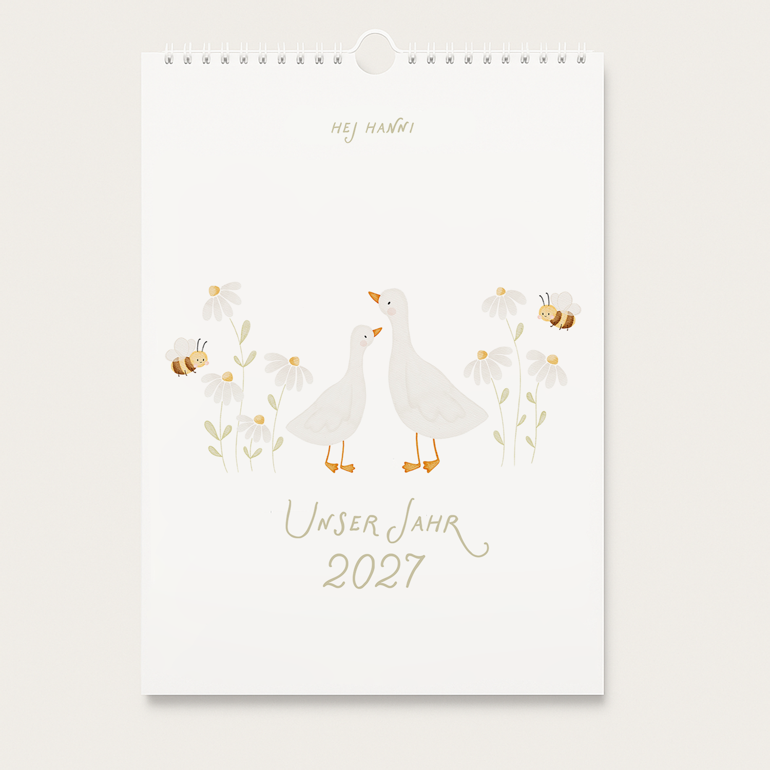 Hej Hanni Familienkalender 2027