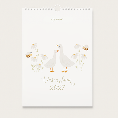 Hej Hanni Familienkalender 2027