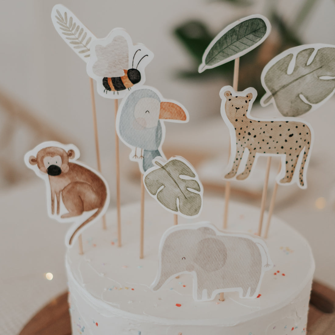 Hej Hanni Caketopper Dschungel