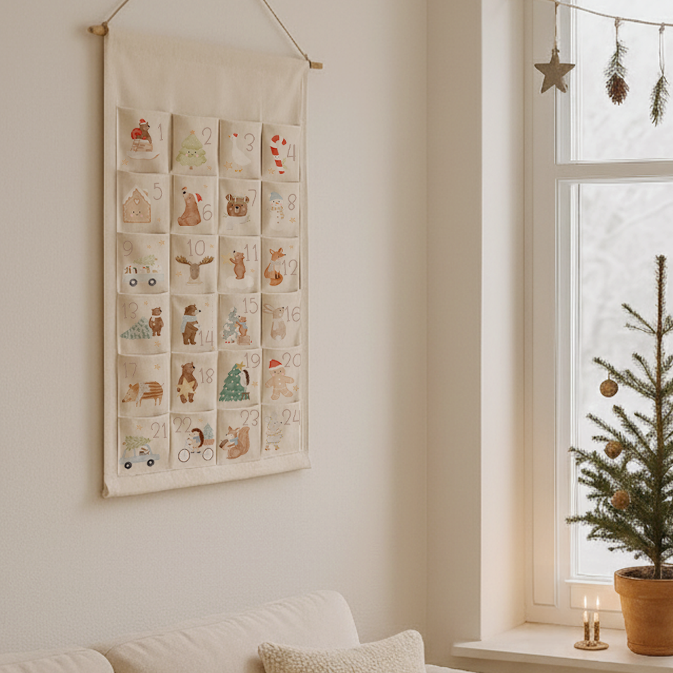 24 Bügelbilder für den Adventskalender