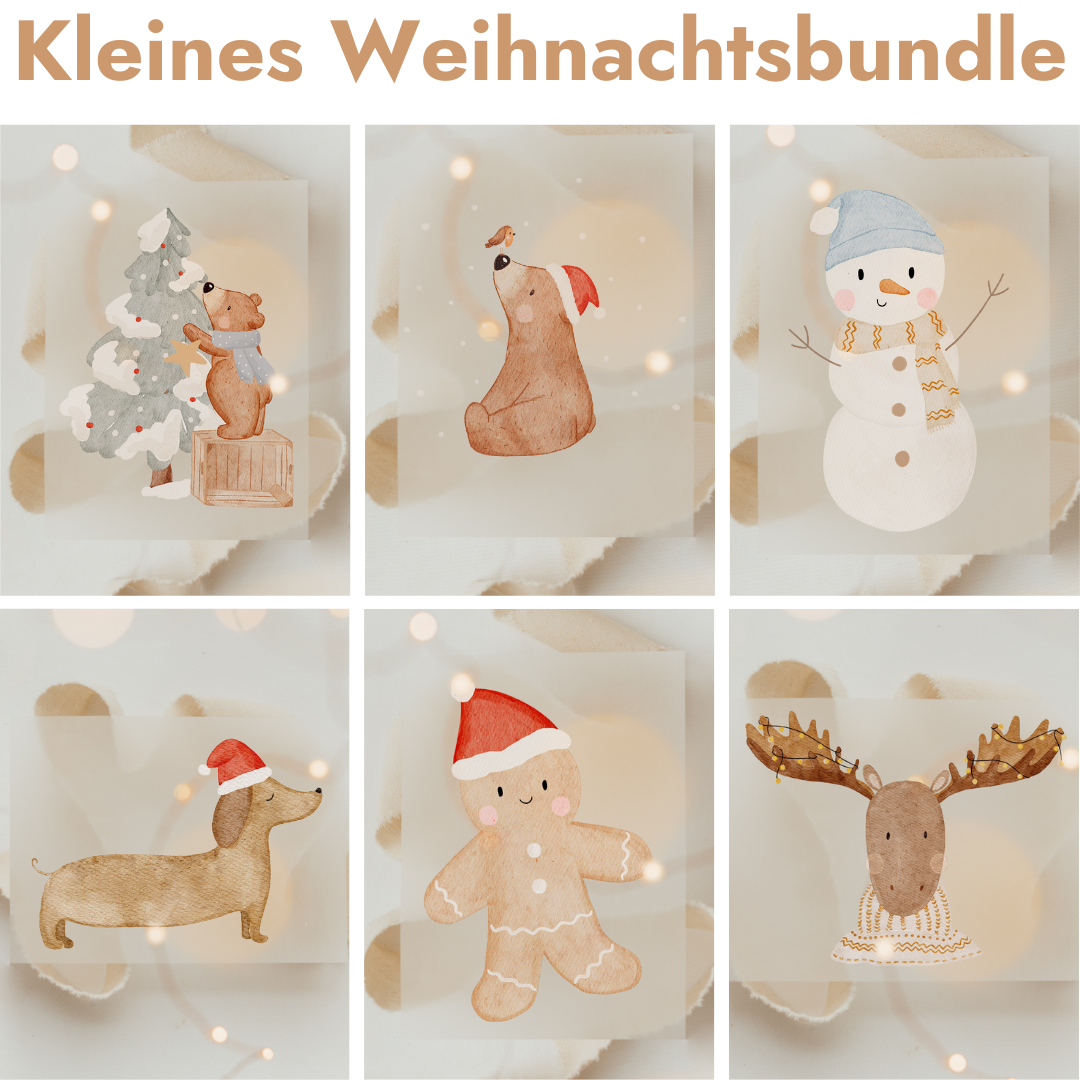 Unser Weihnachtsbundle mit den beliebtesten Bügelbildern