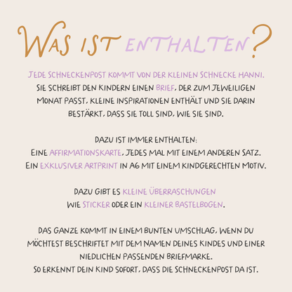 Schneckenpost – Monat Februar