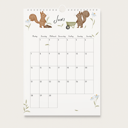 Hej Hanni Kinderkalender A4 2027