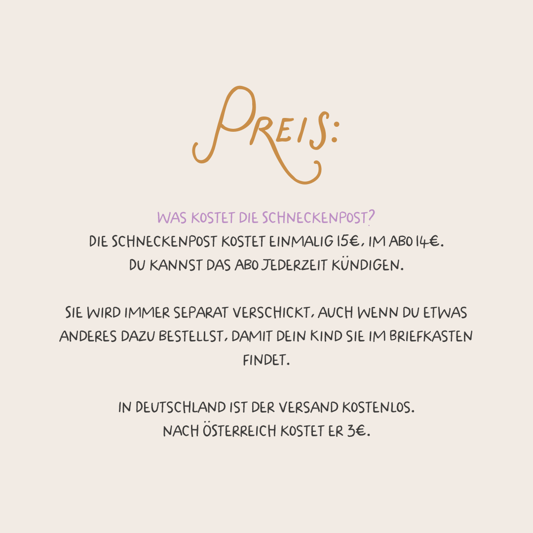 Schneckenpost – Monat Februar