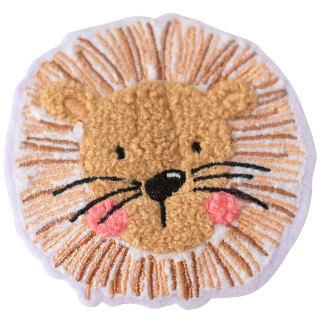 Hej Hanni Patch flauschig Löwe Chenillepatch