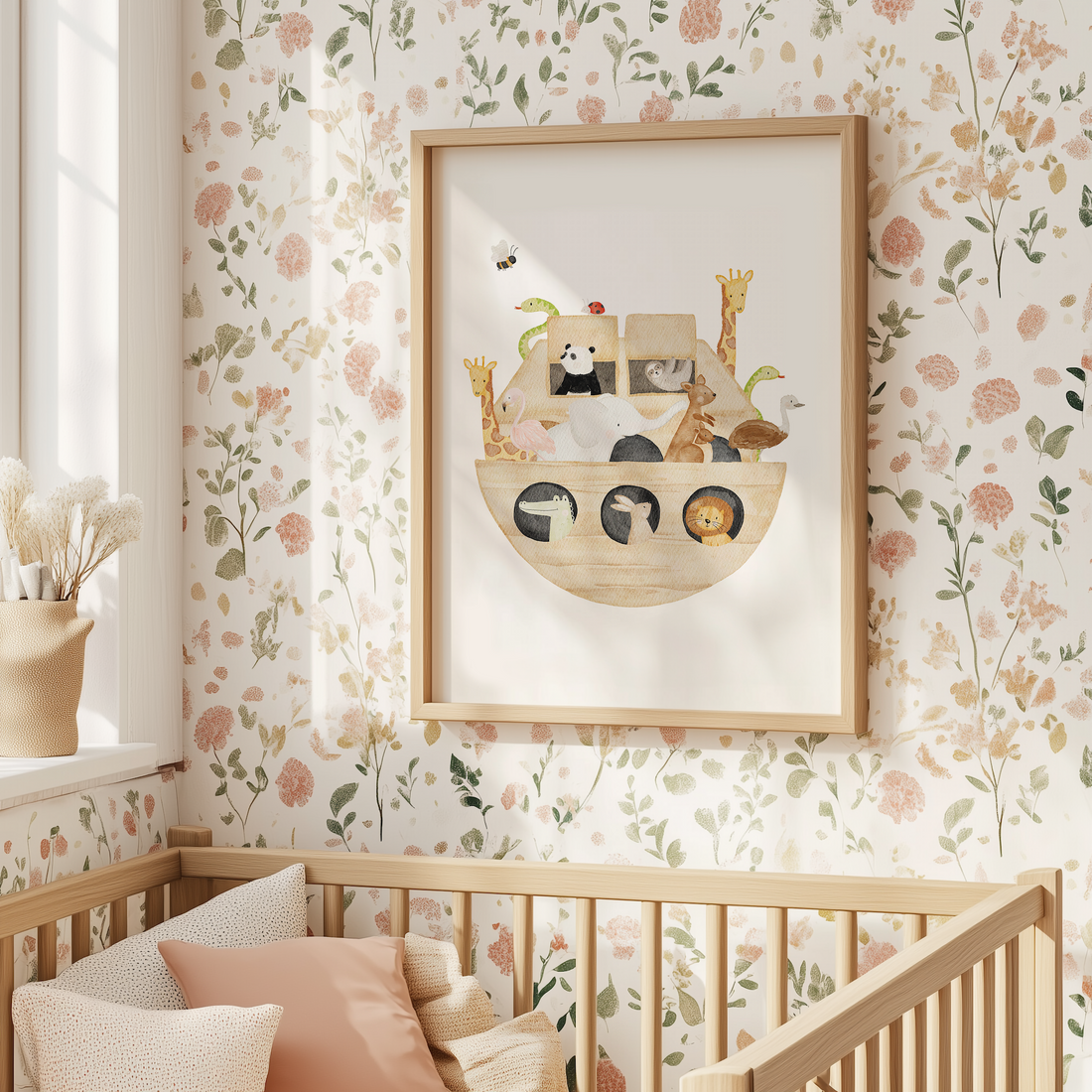 Kinderposter Arche Noah inkl. Rahmen