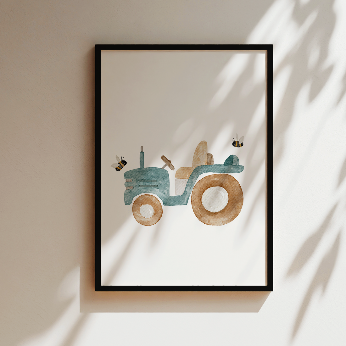 Kinderposter Traktor inkl. Rahmen