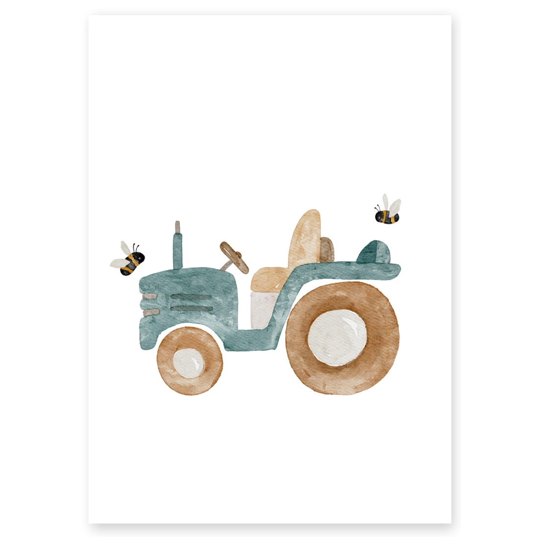 Kinderposter Traktor